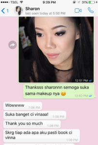 Review Makeup Artist Jakarta Vinna Chia Makeup Artist 0813 1656 1802